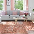 thumbnail image 1 of Floral Medallion Bristol Area Rug or Runner, 8' x 10', Rust, 1 of 6