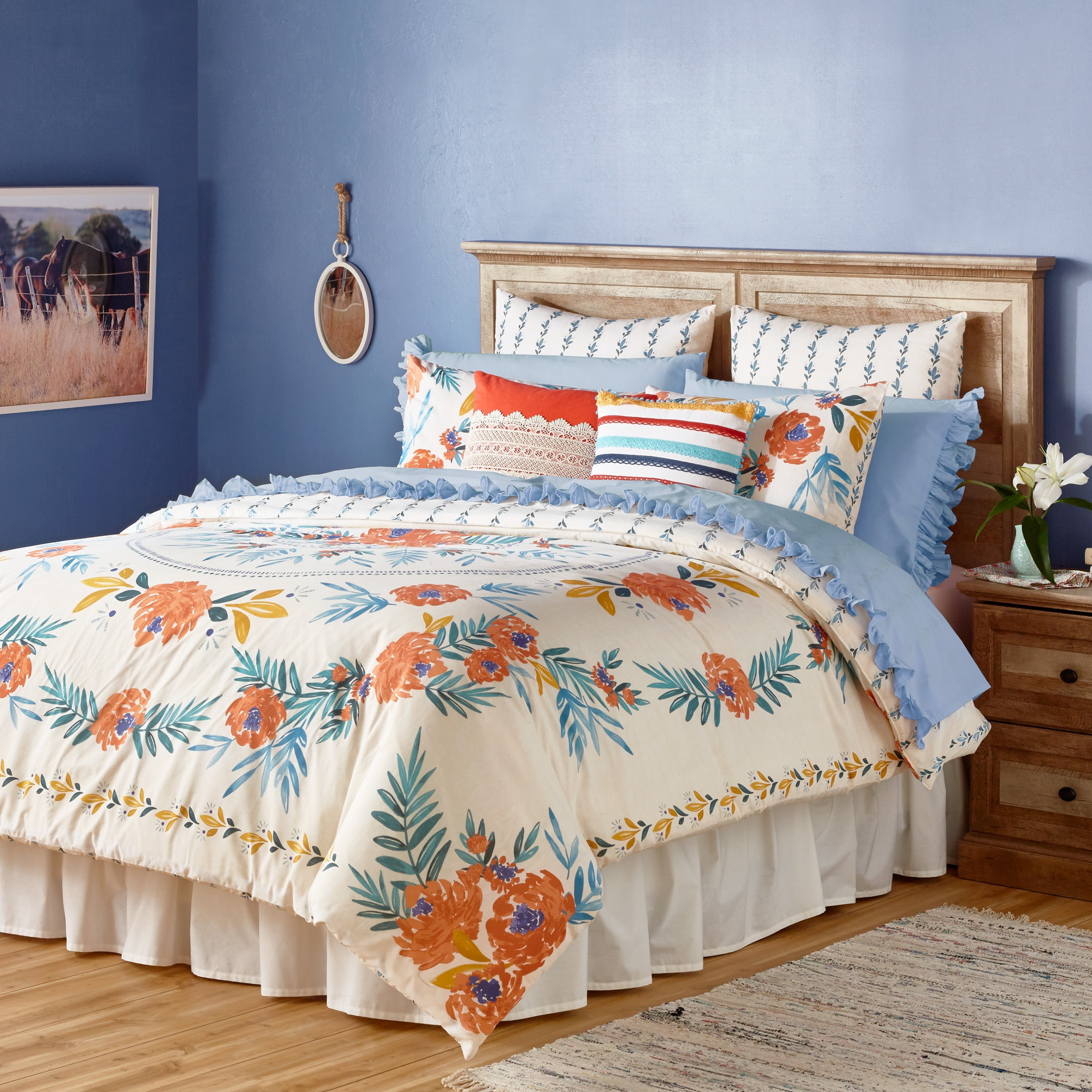 Floral Medallion Duvet Cover by The Pioneer Woman