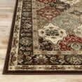 thumbnail image 1 of Floral Medallion Indoor Runner Rug, 2' 6" x 8', Chocolate by BNM, 1 of 4
