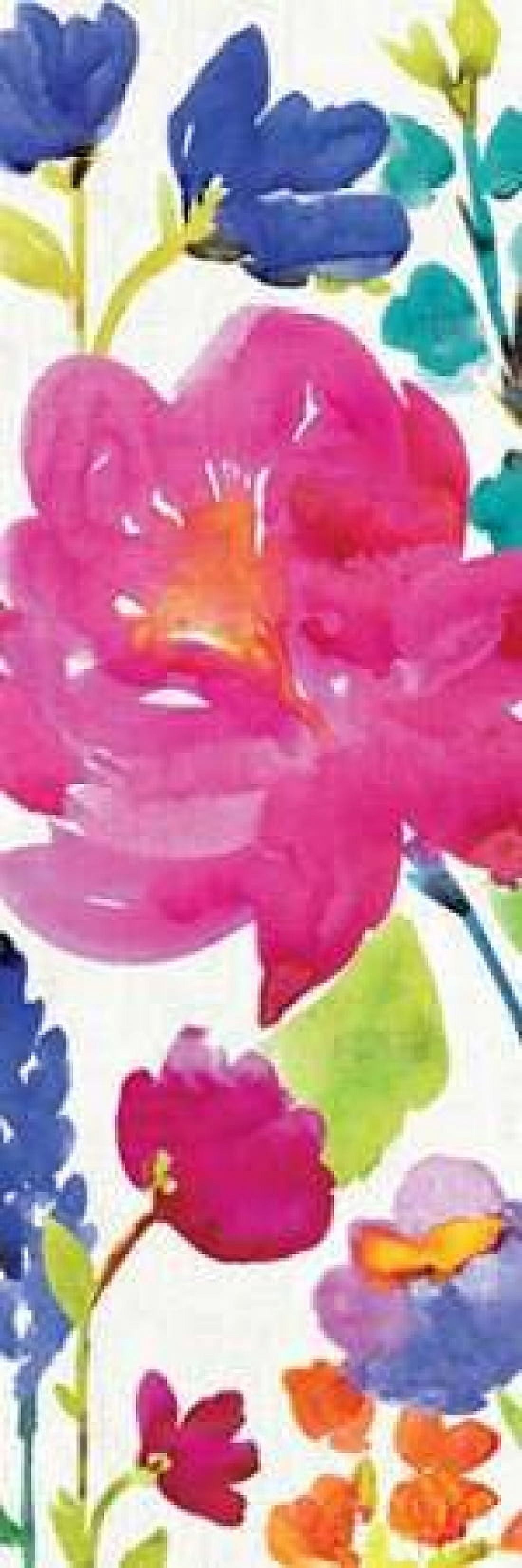 Floral Medley Panel II Canvas Art - Wild Apple Portfolio (12 x 36)