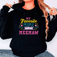 thumbnail image 1 of Floral Meemaw Favorite People Call Me Meemaw Cute Holiday Family Hoodie Shirt, up to size 5XL, 1 of 2
