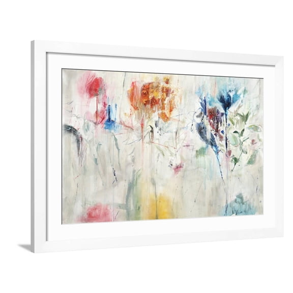 Floral Melt Framed Giclee Print by Jodi Maas, 36" x 24", Sold by Art.com