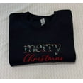 thumbnail image 1 of Floral Merry Christmas Embroidered Sweatshirt, 1 of 1
