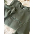 thumbnail image 1 of Floral Merry Christmas Embroidered Sweatshirt, 1 of 2