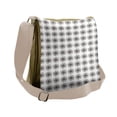 thumbnail image 1 of Floral Messenger Bag, Detailed Aster Flowers, Unisex Cross-body, by Ambesonne, 1 of 2