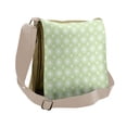 thumbnail image 1 of Floral Messenger Bag, Symmetrical Geometric, Unisex Cross-body, by Ambesonne, 1 of 2