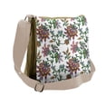 thumbnail image 1 of Floral Messenger Bag, Vintage Floral Ornaments, Unisex Cross-body, by Ambesonne, 1 of 2