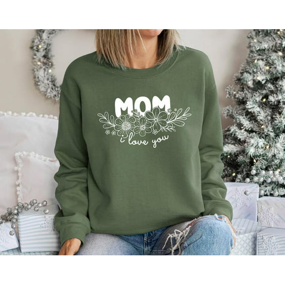 Floral Mom Sweatshirt, Floral Mother'S Day Gift, Family Love Hoodie, Motherhood Sweatshirt, Nana Sweatshirt, Cute Mama Gift, Sweatshirt Size S-5Xl