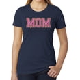 thumbnail image 1 of Floral Mom T-shirt, Woman's Short sleeve tee, Cute Mom shirts - Heather Navy MH200WMOM S15 L, 1 of 2