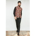 thumbnail image 1 of Floral Mosaic Embroidered Designer Formal Jacket Vest, 1 of 4