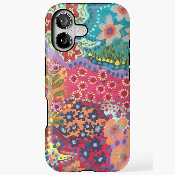 Floral Nature Art Paint Phone Cover for iPhone 11 12 13 14 15 16 17 Pro Max