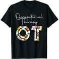 thumbnail image 1 of Floral OTA Occupational Therapy Occupational Therapist T-Shirt, 1 of 4