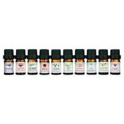 Floral Ocean Gardens Good Essential Fragrance Oil Set (PACK OF 10) 5ml Set Includes Lavender, Rose, Jasmine, Lilac, Lotus, Peony, Gardenia, Green Tea, Cucumber, and Ocean Breeze Scented Oils