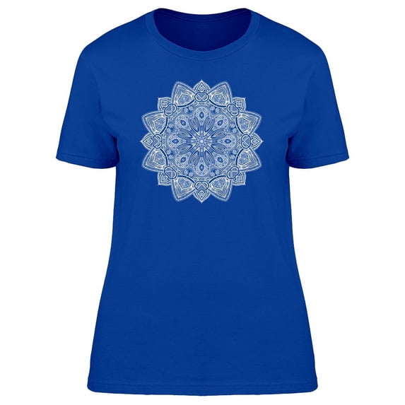 Floral Oriental Mandala T-Shirt Women -Image by Shutterstock, Female x-Large