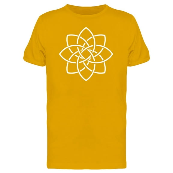 Floral Ornament Celtic T-Shirt Men -Image by Shutterstock, Male x-Large