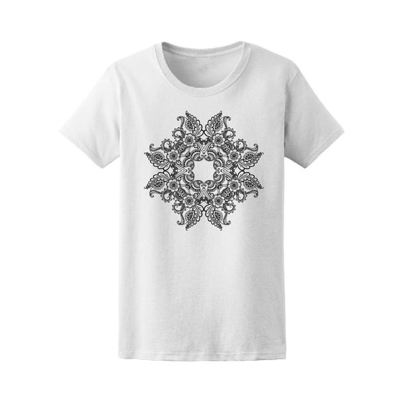 Floral Paisley Boho Mandala Tee Women's -Image by Shutterstock