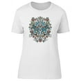 thumbnail image 1 of Floral Paisley Sealife Mermaids T-Shirt Women -Image by Shutterstock, Female Small, 1 of 2