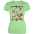 thumbnail image 1 of Floral Paradise Found California Juniors Soft T Shirt Mint X-LG, 1 of 1