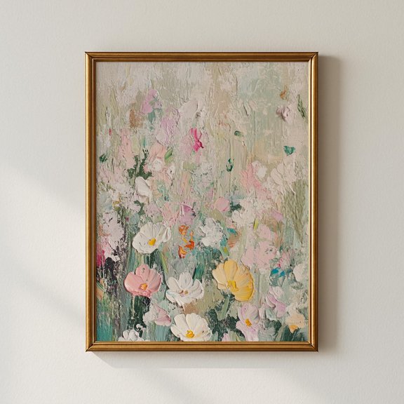 Floral Pastel Botanical Boho Room Decoration