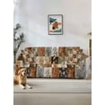 thumbnail image 1 of Floral Patchwork Couch Cover for Dogs, Vintage Country Geometric Flower Washable Sofa Covers Slipcover for Pets Dogs Futon Cover, Couch Recliner Covers, Oversized Chair Slipcover 71"x91", 1 of 9