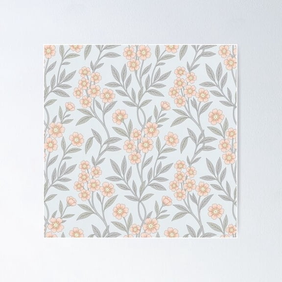 Floral Pattern 7 Poster, Poster Only