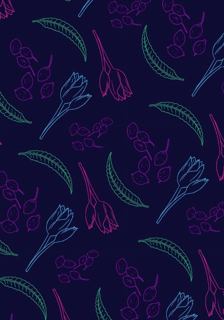 Floral Pattern Adult Coloring Notebook, (Paperback)