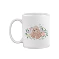 thumbnail image 1 of Floral Pattern And Dog. Mug - Image by Shutterstock, 1 of 4