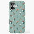 thumbnail image 1 of Floral Pattern Decorative Botanical Festive Seasonal Tough Phone Case with iPhone 17 to 11 Pro Max, 1 of 2
