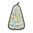 thumbnail image 1 of Floral Pattern Design Hanging Towel Hand Towel 16.53x12.20in Quick-Drying for Kitchen and Bathroom Use, 1 of 6