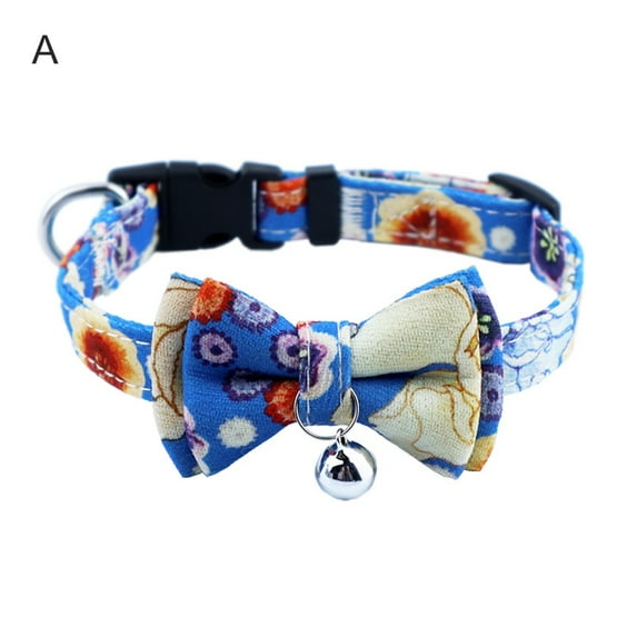 Floral Pattern Pet Leash Collar Decorative Adjustable Cute Dog Traction Rope Collar, Ideal for Pets Accessories