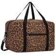 thumbnail image 1 of Leopard Print Weekender Bag for Women Small Travel Duffel Bags for Spirit Airlines Personal Item Bag Underseat Overnight Carry on, Brown, 1 of 11