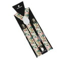 thumbnail image 1 of Floral Pattern Suspender Y-Back Design Fashion Suspender Ideal for Party Attire and Special Occasions, Available in Multiple Prints, Party Custom Accessory, 1 of 1