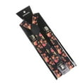 thumbnail image 1 of Floral Pattern Suspender Y-Back Design Fashion Suspender Ideal for Party Attire and Special Occasions, Available in Multiple Prints, Party Custom Accessory, 1 of 1