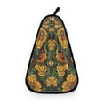 thumbnail image 1 of Floral Pattern with Birds Hanging Towel Hand Towel 16.53x12.20in Quick-Drying for Kitchen and Bathroom Use, 1 of 6