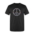 thumbnail image 1 of Floral Peace Sign. T-Shirt Women -SPIdeals Designs, Female Large, 1 of 4