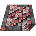 thumbnail image 1 of Floral Peony Flower Picnic Blanket Waterproof Foldable Extra Large Picnic Mat Beach Blanket 60"x80" for Camping Beach Hiking Patio Party Outdoor Decor Gifts, 1 of 6
