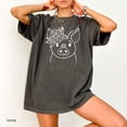 Floral Pig Shirt Or Sweatcute Farm Animal Tee, Minimal Piggy Line Art