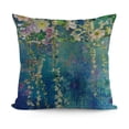 thumbnail image 1 of Floral Pillow Case Watercolor Ivy Flower Spring Flower in Nature Tree Park Throw Pillow Cover for Home Sofa Decorative Square Cushion Green, 1 of 5