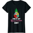 thumbnail image 1 of Floral Pineapple Women Girls This Is My Hawaiian T-Shirt, 1 of 4