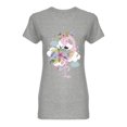 thumbnail image 1 of Floral Pink Flamingo Shaped Tee Women's -Image by Shutterstock, 1 of 2