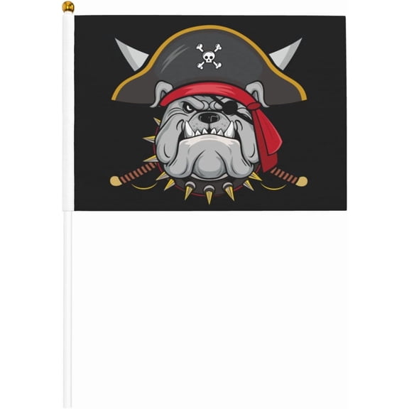 Floral Pirate Flamingo Farmhouse Flag 12 X 18 Inch Outdoor Garden Yard Home Decor Gift