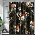 thumbnail image 1 of Floral Plant Leaf Flowers Fabric Waterproof Polyester Shower Curtains Bathroom Curtain Bath Printing Bathroom Curtains, 1 of 5