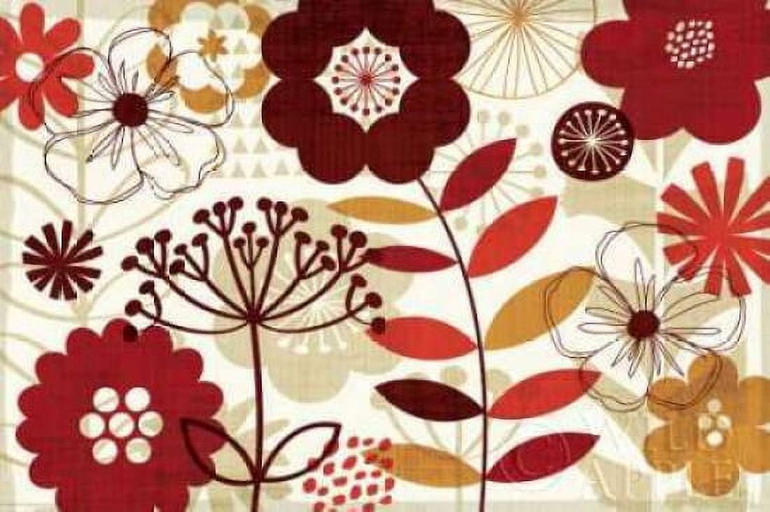 Floral Pop I Canvas Art - Michael Mullan (12 x 18)