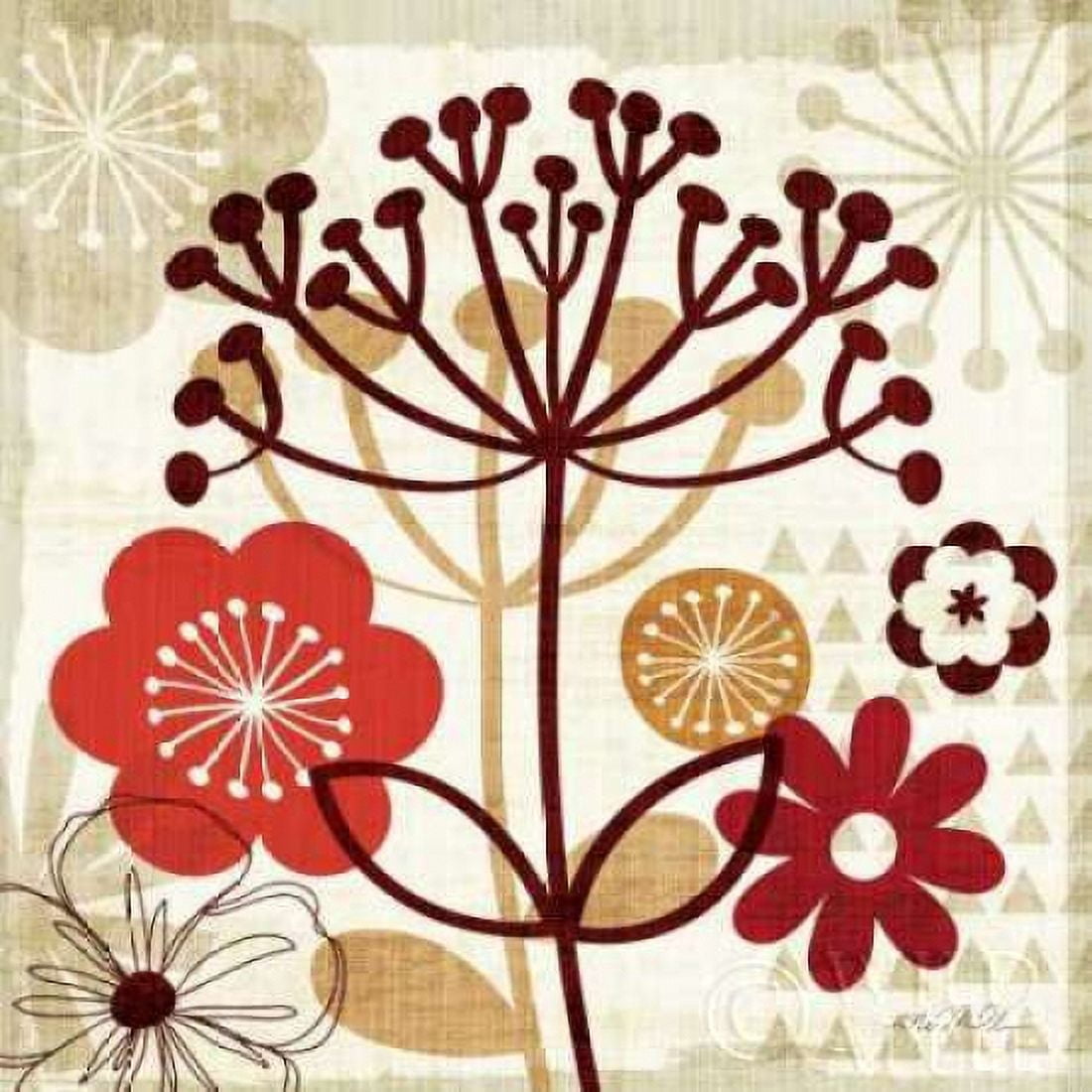 Floral Pop II Canvas Art - Michael Mullan (24 x 24)