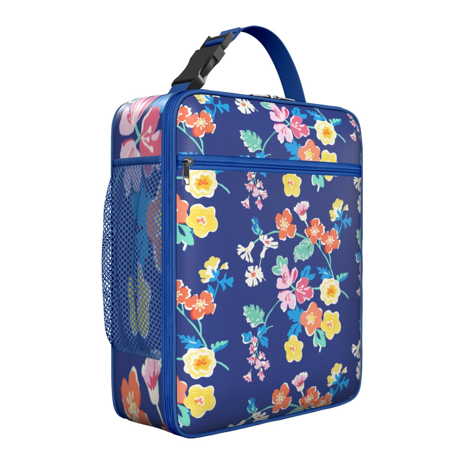 Portable Totes Floral Portable Meal Tote – Thermal Insulated Cooler Bag for Commuters ...