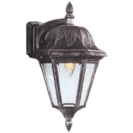 Special Lite Products 3940-SW-BV Floral Large Post Mount Light, Swedish Silver