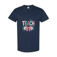 thumbnail image 1 of Floral Preppy Design For A Teacher Life Back To School Gift Unisex T-Shirt, up to size 5XL, 1 of 2