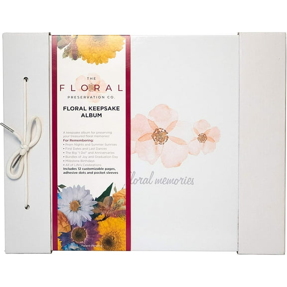 Floral Preservation Album, Scrapbooking Photo Album Developed with David Tutera The Celebrity Wedding Planner, Preserves Milestone Occasion Flowers