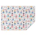 thumbnail image 1 of Floral Princess Pattern Rectangle Tablecloth 60"x84",Waterproof Polyester Rectangle Table Cloth, Wipeable Spillproof Polyester Tablecloth for Dining, Camping, Indoor and Outdoor, 1 of 5