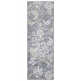 thumbnail image 1 of Floral Print Area Rug, Modern Distressed Foldable Low Pile Non Slip Floor Carpet, 1 of 8
